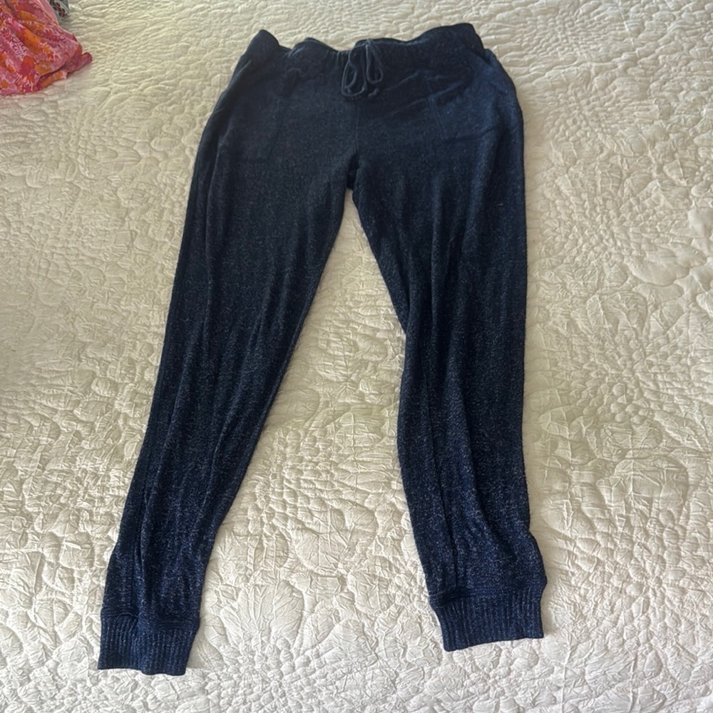 Black Sparkle Jogger Pants